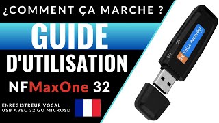 Enregistreur Vocal Mini Enregistreur Vocal HD Portable 32 GoDictaphone Audio Espion Numérique USB [upl. by O'Callaghan]