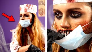 6 Scary Halloween Makeup and DIY Costume Ideas [upl. by Aniakudo]