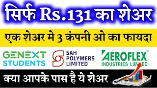 💥😱 aeroflex industries बाप निकला ये शेअर एक मे 3 के फायदे aeroflex industries news sat industries [upl. by Ecnerewal135]