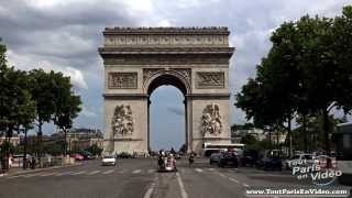 Paris  Timelapse Champs Elysées full HD [upl. by Ociredef]