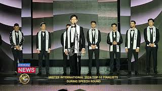 MISTER INTERNATIONAL 2024 TOP 10 SPEECH [upl. by Emera]