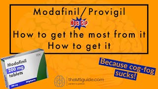 MODAFINIL aka Provigil DID AMAZING THINGS FOR MY COGNITION [upl. by Nit]