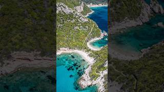 Timoni Beach in Corfu Greece 😍❤ shorts youtubeshorts nature travel tourisum beach greece [upl. by Zelig331]