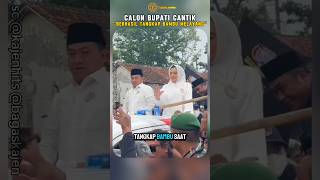 CALON BUPATI CANTIK PEKALONGAN BERHASIL TANGKAP BAMBU [upl. by Nomihs]