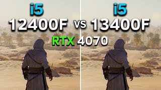 Core i5 12400F vs Core i5 13400F  RTX 4070  2024 [upl. by Novia]