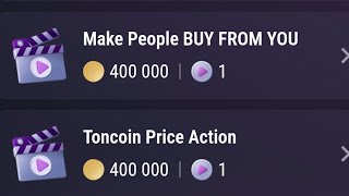 Toncoin Price Action TapSwap Code [upl. by Intruok]