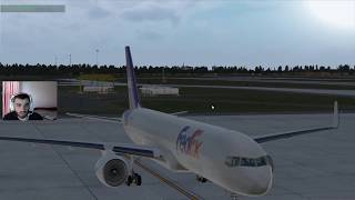 XPlane 11  Fedex 757 Cargo on Vatsim KATL to KMEM [upl. by Mosnar206]