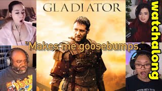 quotMy name is Maximus Decimus Meridiusquot  Gladiator 2000 Realtime Movie Reactions [upl. by Sualokcin]