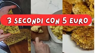 3 secondi piatti veloci con di 5 euro [upl. by Nyladnar423]