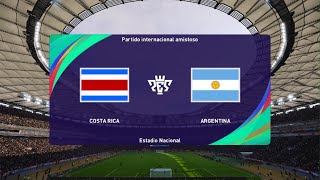 Modo carrera jugador liga Promerica Costa Rica Vs Argentina [upl. by Spratt]