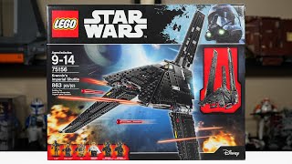 LEGO Star Wars 75156 KRENNICS IMPERIAL SHUTTLE Review 2016 [upl. by Je]