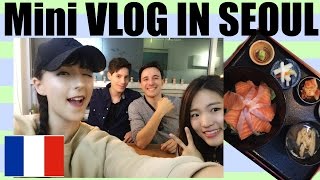 Mini VLOG IN SEOUL avec Fabien Yoon Laurent Caccia et sa femme [upl. by Esli741]