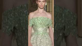 Sage green to sandstone hues TonyWard TonyWardCouture hautecouture FW2425 [upl. by Higbee428]