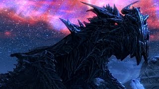 SKYRIM Special Edition ALDUIN Final Boss Fight ENDING OF SKYRIM LEGENDARY [upl. by Elmaleh]