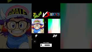 Franky vs Arale reels viralvideo anime shonen shorts onepiece [upl. by Mata]