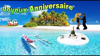 Joyeux Anniversaire Antillais 🎂🍾 Joyeux Exotique 🎂🍾 🎂🌹🎂🍾🎂💗🎼🎷🎻🎁 [upl. by Naldo]