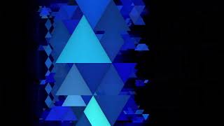 Club Visuals 1359  Blue Triangles Motion Background [upl. by Eibber]