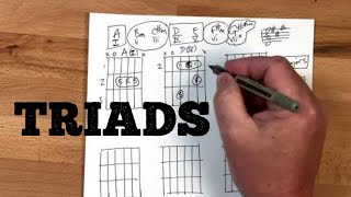 Effortless Melody With Triads  Wednesday Guitar Class [upl. by Marylou455]