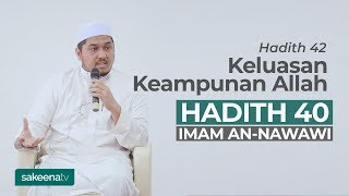 Keluasan Keampunan Allah  Hadith 42 [upl. by Rayford]