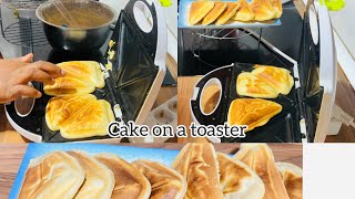 How to make cake with sandwich toasterValex kitchen [upl. by Geneva]