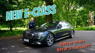 Mercedes EClass review  A proper 5 series rival now [upl. by Aiykan]