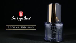 Berlinger Haus Black Rose Collection Mini Chopper Presentation BH9162 [upl. by Sone]