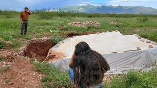 Our Earthbag Root Cellar Collapsed  A Devastating Blow To Our House Build [upl. by Ettennaj64]