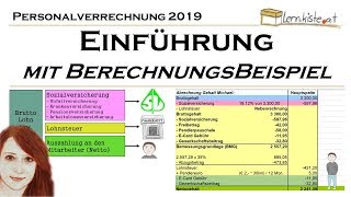 Einführung in die Personalverrechnung mit Berechnungsbeispiel [upl. by Valentin712]