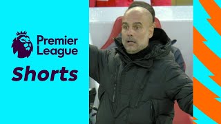 Guardiola amp Klopp react to Salah’s goal shorts [upl. by Carol]