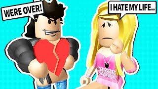 POPULAR GIRL HAD HER HEART BROKEN in ROBLOX [upl. by Rema]