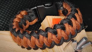 Paracord Bracelet EASY Making  Paracord Bileklik KOLAY Yapımı  SHARK JAW KNOT MODEL [upl. by Lorac]