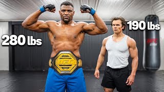 Training W MMA’s Strongest Fighter Francis Ngannou [upl. by Phillipe]