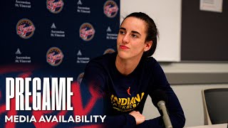 Indiana Fever Pregame Media Availability at Dallas Wings  July 17 2024 [upl. by Rein]