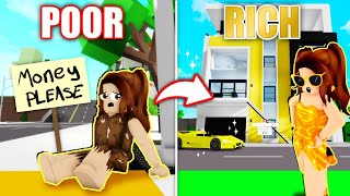 POOR VS RICH IN BROOKHAVEN Roblox [upl. by Ecienahs]