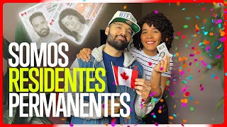 POR FIN NOS LLEGÓ LA RESIDENCIA PERMANENTE🇨🇦🥳 [upl. by Hemetaf301]