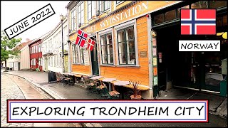 Exploring Trondheim  a large city in Norway [upl. by Elpmet512]