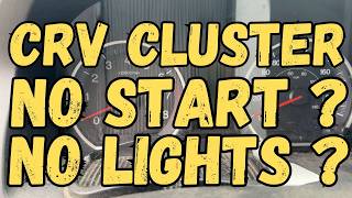 20082011 CRV not starting no cluster lights blown fuse [upl. by Almap397]