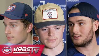 Kapanen Caufield  more Habs address the media at training camp  FULL PRESS CONFERENCES [upl. by Kyred909]