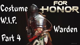 WIPing For Honor The Warden part4 Cosplay Tutorial Tabard [upl. by Yarvis]