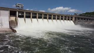 Bagnell Dam Spillway is OPEN  check out our latest drone footage📽️ [upl. by Hollyanne828]