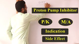 PPI in Bangla Pharmacokinetics Mechanism of action Indication Side effects etc Drugs BD [upl. by Ahseenyt]