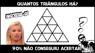 RESPOSTA  Quantos Triangulos Tem na Imagem [upl. by Enorej153]