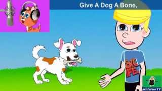 KnickKnack Paddy Whack By Kids  Animated Nursery Rhymes  Kids Songs With Lyrics By KidsFun TV [upl. by Eixirt]