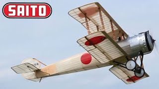 Big Biplane Salmson 2A2  SAITO ｴﾝｼﾞﾝﾌｪｽﾃｨﾊﾞﾙ ２０１５ [upl. by Vern]