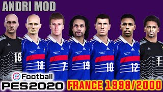 CLASSIC PATCH PES 2020  FRANCE 1998 [upl. by Curry]