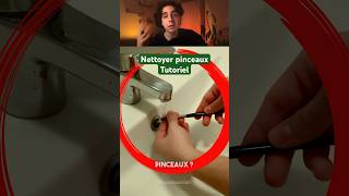 Comment NETTOYER ses pinceaux d’aquarelle d’acrylique et de gouache peinture art [upl. by Oninotna]