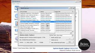 System Repair Engineer SREng Diagnostic Maintenance Software Tool by Britec [upl. by Arolf]