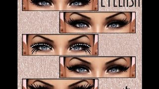 CHARM eyelash mesh self editing  Second Life [upl. by Atiuqin9]