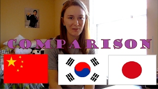 Chinese Korean and Japanese Language Comparison  Which is the most difficult [upl. by Ketchan]