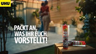 UHU POLY MAX Montagekleber  Packt an was ihr euch vorstellt  Terrasse [upl. by Zimmermann185]